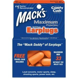 Mack´s Špunty do uší na spaní Mack's Maximum Protection Množství: 1 pár