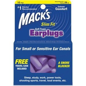 Mack´s Špunty do uší na spaní Mack's Slim Fit™ Množství: 1 pár