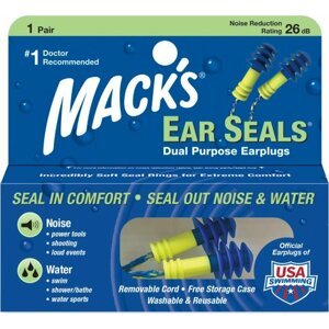 Mack´s Špunty do uší do vody a proti hluku Mack's Ear Seals® - 1 pár Množství: 1 pár