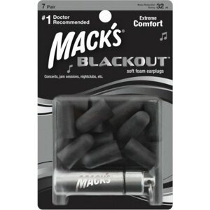Mack´s Špunty do uší na hlasitou hudbu Mack's Blackout® Množství: 3 páry