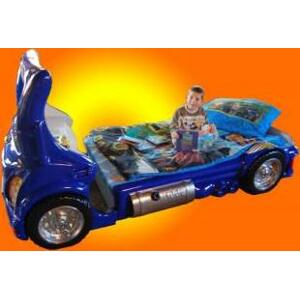 Dětská auto postel Truck modrá