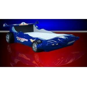 dětská auto postel Formule 1 - modrá