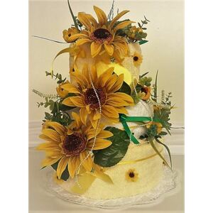 VER Textilní dort třípatrový slunečnice